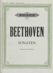 Beethoven (Schulz): 5 Sonatas (cello, piano) PETERS