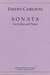 Carl Fischer Carlson, David: Sonata for Cello & Piano