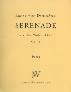 HAL LEONARD Dohnanyi: Serenade Op.10 (violin, Viola & cello)