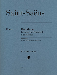 HAL LEONARD Saint-Saens, C. (Buchstein, ed.): The Swan from Carinval of the Animals, urtext (cello & piano)