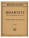 International Music Company Mendelssohn: Quartets-Op.12, Op.44 No.1-3 (string quartet) IMC