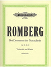 Edition Peters Romberg, Bernhard: Three Divertimenti on National Songs Op.42, 46, 65 (cello & piano)