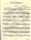 Edition Peters Romberg, Bernhard: Three Divertimenti on National Songs Op.42, 46, 65 (cello & piano)