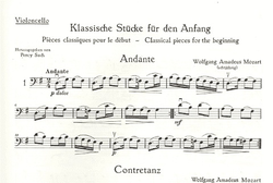 Schott Music Such: Classical Pieces for Beginning Cello Vol.1 (cello & piano)