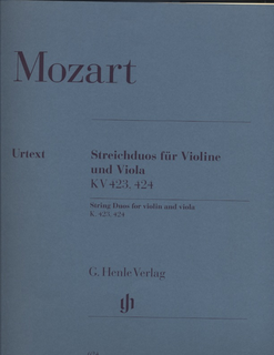 HAL LEONARD Mozart, W.A.: String Duos K. 423-424 urtext (score)