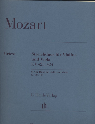 HAL LEONARD Mozart, W.A.: String Duos K. 423-424 urtext (score)