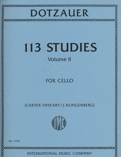 International Music Company Dotzauer (Enyeart/Klingenberg): 113 Studies Vol.2 (cello) IMC