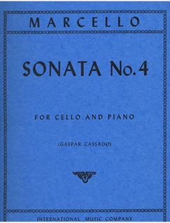 International Music Company Marcello, Benedetto (Cassado): Sonata #4 in A Minor (orig. g min) (cello & piano)