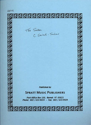 Saint-Saens, Camille (Krane): The Swan (cello & piano)