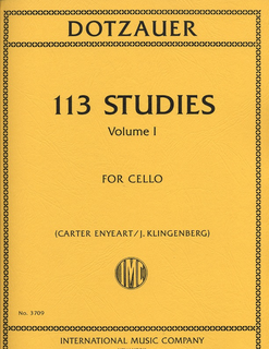 International Music Company Dotzauer (Enyeart/Klingenberg): 113 Studies Vol.1 (cello)