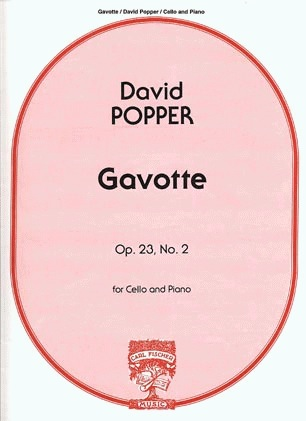 Carl Fischer Popper, David: Gavotte Op.23 No.2 (Cello & Piano)