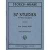 International Music Company Storch-Hrabe (Zimmerman): 57 Studies Vol.1 (bass)