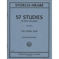 International Music Company Storch-Hrabe (Zimmerman): 57 Studies Vol.1 (bass)