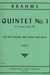 International Music Company Brahms: Quintet Op.88 No.1 (2 violins, 2 violas, cello)