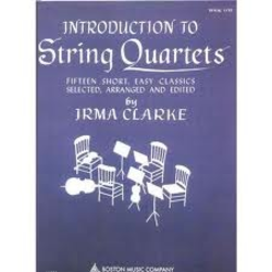 HAL LEONARD Clarke, Irma: Introduction to String Quartets Vol.1 (score & parts, optional 3rd violin part is the same as the viola part)