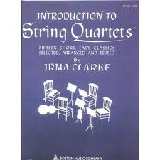 HAL LEONARD Clarke, Irma: Introduction to String Quartets Vol.1 (score & parts, optional 3rd violin part is the same as the viola part)