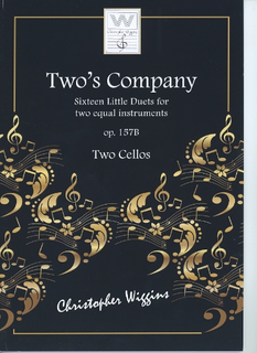Wiggins, Christopher: Two's Company-Sixteen Little Duets for two equal instruments (2 cellos)