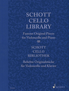 HAL LEONARD Schott Cello Library Famous Original Pieces (Cello and Piano)