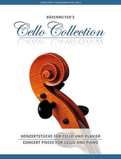 Barenreiter Sassmannshaus: Concert Pieces for Cello and Piano. Barenreiter Cello Collection