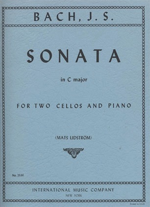 International Music Company Bach (Lidstrom): Sonata in C Major (2 cellos & piano)