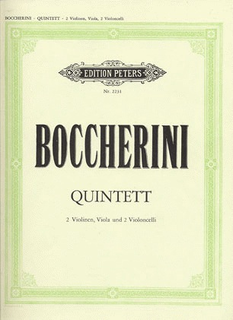 Boccherini, Luigi: String Quintets (2 violins, viola, 2 cellos)