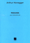 HAL LEONARD Honegger, A.: Paduana (cello)