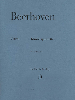 HAL LEONARD Beethoven, L.van (Kross, ed.): Piano Quartets, urtext (violin, viola, cello, and piano)