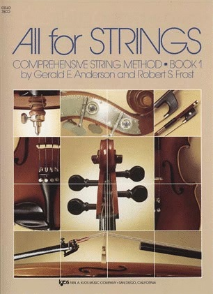 Anderson & Frost: All for Strings, Bk.1 (cello) Kjos
