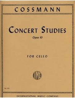 International Music Company Cossman, Bernhard: Concert Studies, Op. 10 (cello)