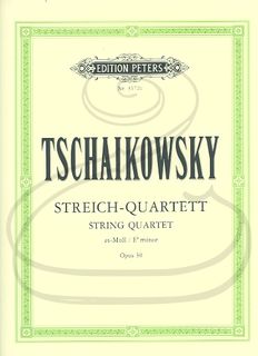 C.F. Peters Tchaikovsky (Hilf): (parts) String Quartet No.3 in Eb minor, Op.30 (string quartet) Edition Peters