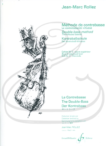 Carl Fischer Rollez: Double-bass Method - The Virtuoso Bassist, Vol.3, Advanced Level (bass) Gerard Billaudot