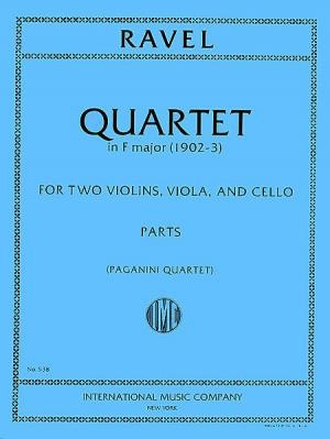 International Music Company Ravel, Maurice: Quartet in F major (string quartet)