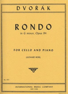 International Music Company Dvorak: Rondo, Opus 94 for cello and piano