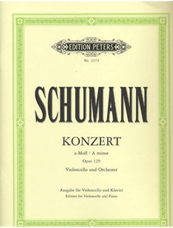 Schumann, Robert: Cello Concerto Op.129 (cello & piano) PETERS