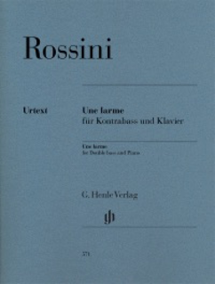 HAL LEONARD Rossini, G. (Henle): Une larme (double bass) Urtext