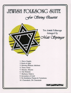HAL LEONARD Springer, Matt: Jewish Folksong Suite for String Quartet