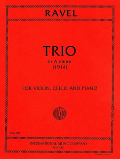 International Music Company Ravel, Maurice: Trio in A minor (violin, cello, piano)