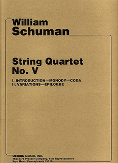 Carl Fischer Schuman, William: String Quartet No. 5 (score and parts)