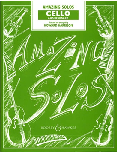 HAL LEONARD Harrison, Howard:  Amazing Solos for Cello and Piano