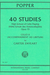 International Music Company Popper (Enyeart): 40 Studies, Op.73 - Cello 2 - Accompaniment Ad Libitum (cello)