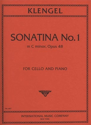 International Music Company Klengel: Sonatina No.1 in C minor, Op.48 (cello & piano)