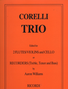 HAL LEONARD Corelli, A: Trio (2 Violins & Cello) score & parts