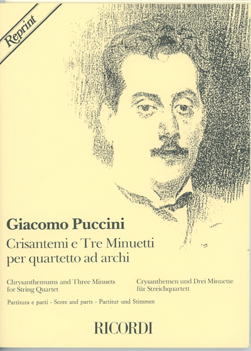 HAL LEONARD Puccini, Giacomo: Crisantemi and 3 Minuets (string quartet) score and parts