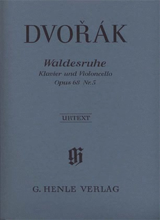 HAL LEONARD Dvorak, A. (Pospisil, ed.): Waldesruhe [Silent Woods], Op.68, urtext (cello & piano)