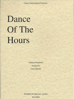 Carl Fischer Ponchielli (Martelli): Dance of the Hours (string quartet)