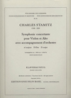 Stamitz, Charles: Symphonie concertante in D Major for Violin & Viola (piano acc)