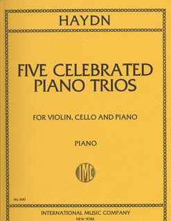 International Music Company Haydn, F.J.: Five Celebrated Trios International edition (violin, cello, piano)