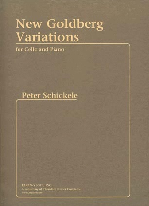 Carl Fischer Schickele, Peter: New Goldberg Variations (cello & piano)