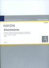 Schott Music Haydn, Michael: Divertimento in C (violin, Viola & cello)