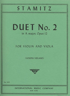 International Music Company Stamitz, C. : Duet No.2 in A major, Op.12 (Violin & Viola)